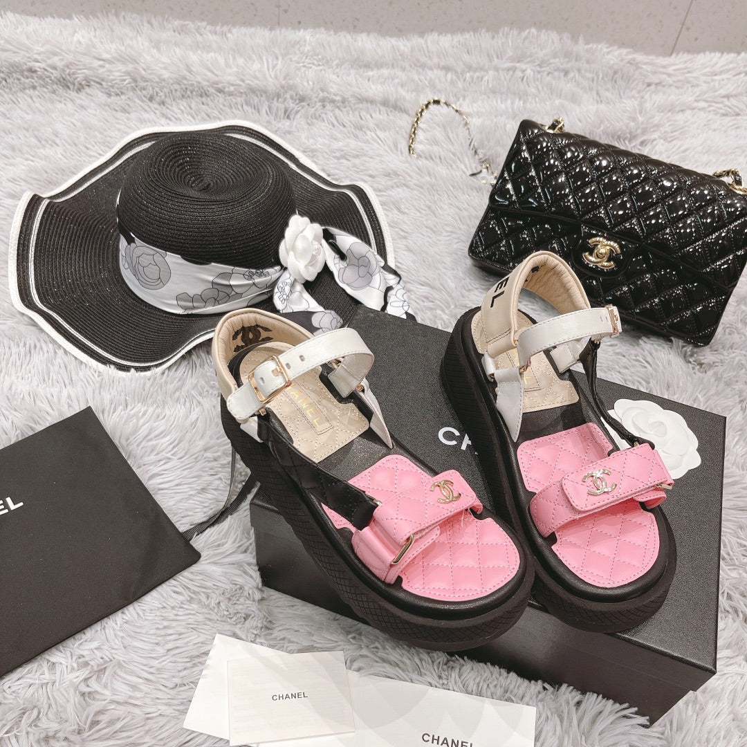 Color Collection platform sandals XC0823072619