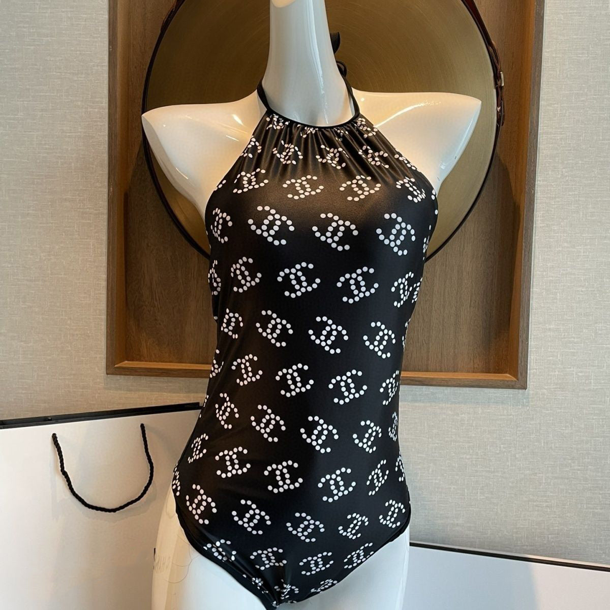 Summer New Black C Logo Women's swimwear-PD202353001