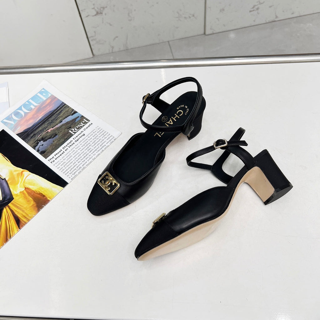 Chane1 top fashion classic color block high heels 0724030820