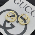 G letter earrings versatile lightweight vintage 1024122702