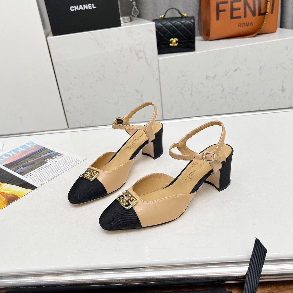 Chane1 top fashion classic color block high heels 0724030820