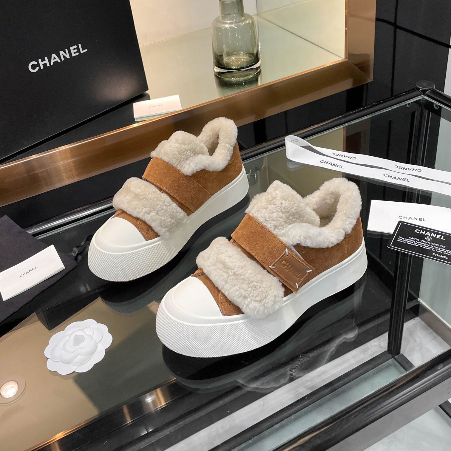 CH 24 new autumn and winter wool sneakers XC24092323