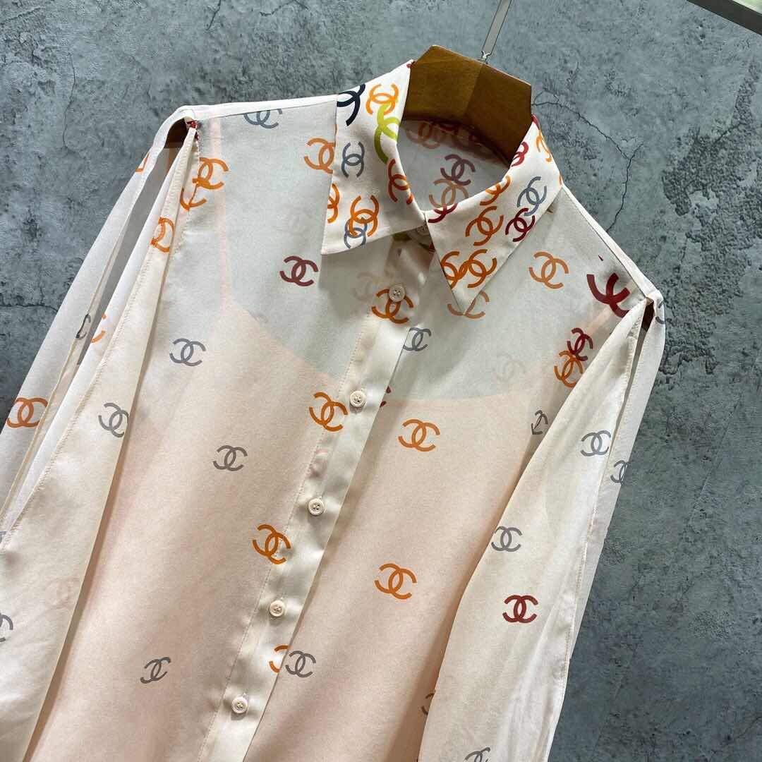 New fashionable versatile silk shirt 1024012410