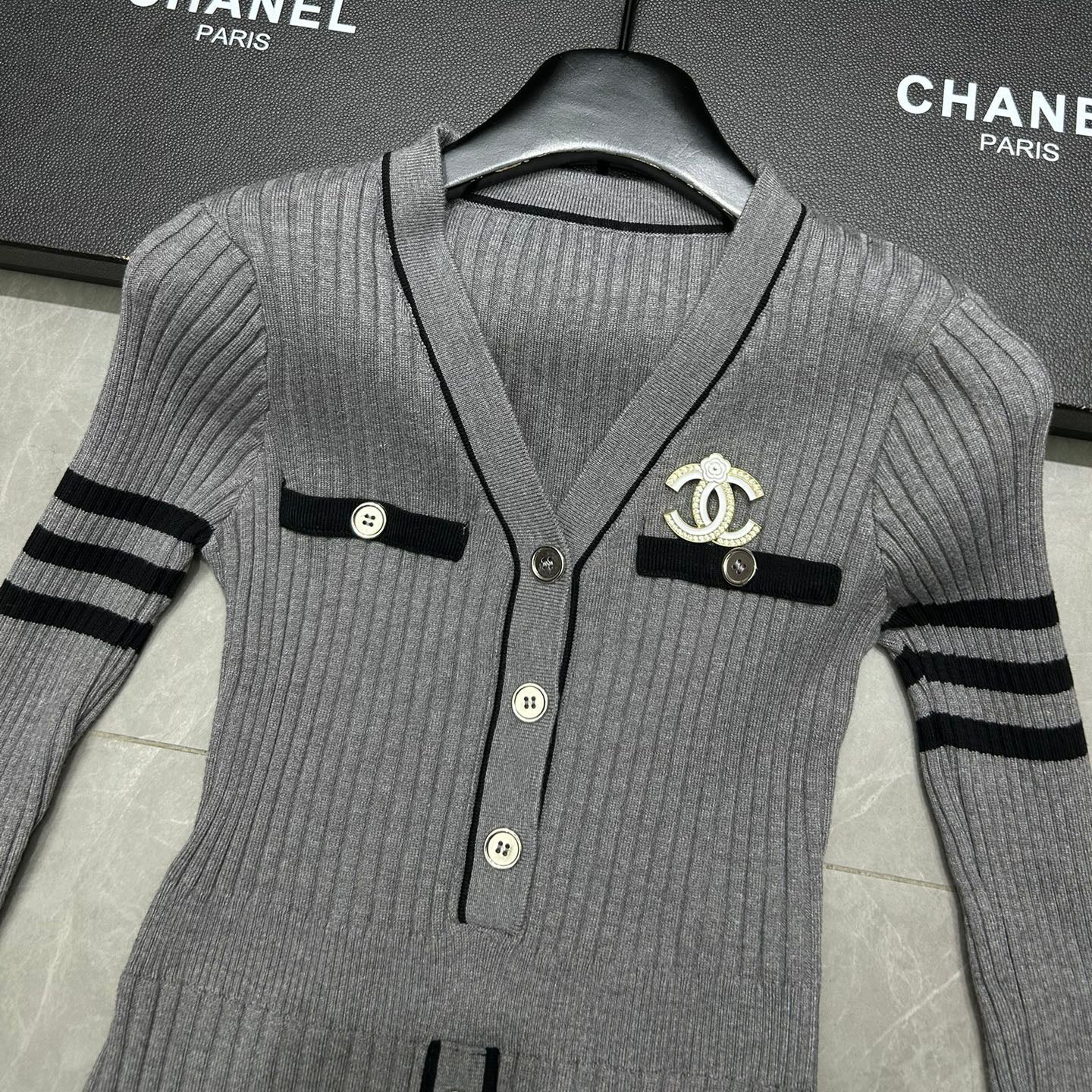 Luxury Knitted Long Sleeve Dress 1024102202