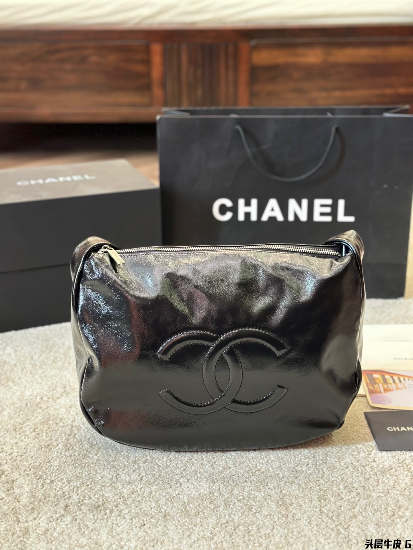 Fashion Leather Underarm Bag 0724102301