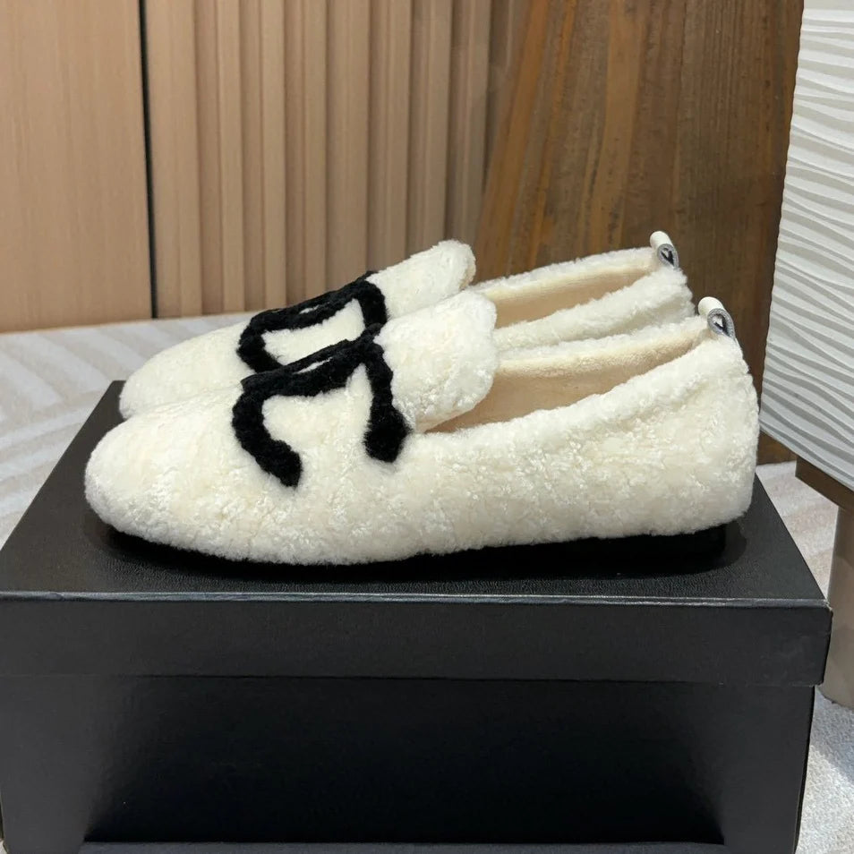 New color blocked wool loafers 1024101515