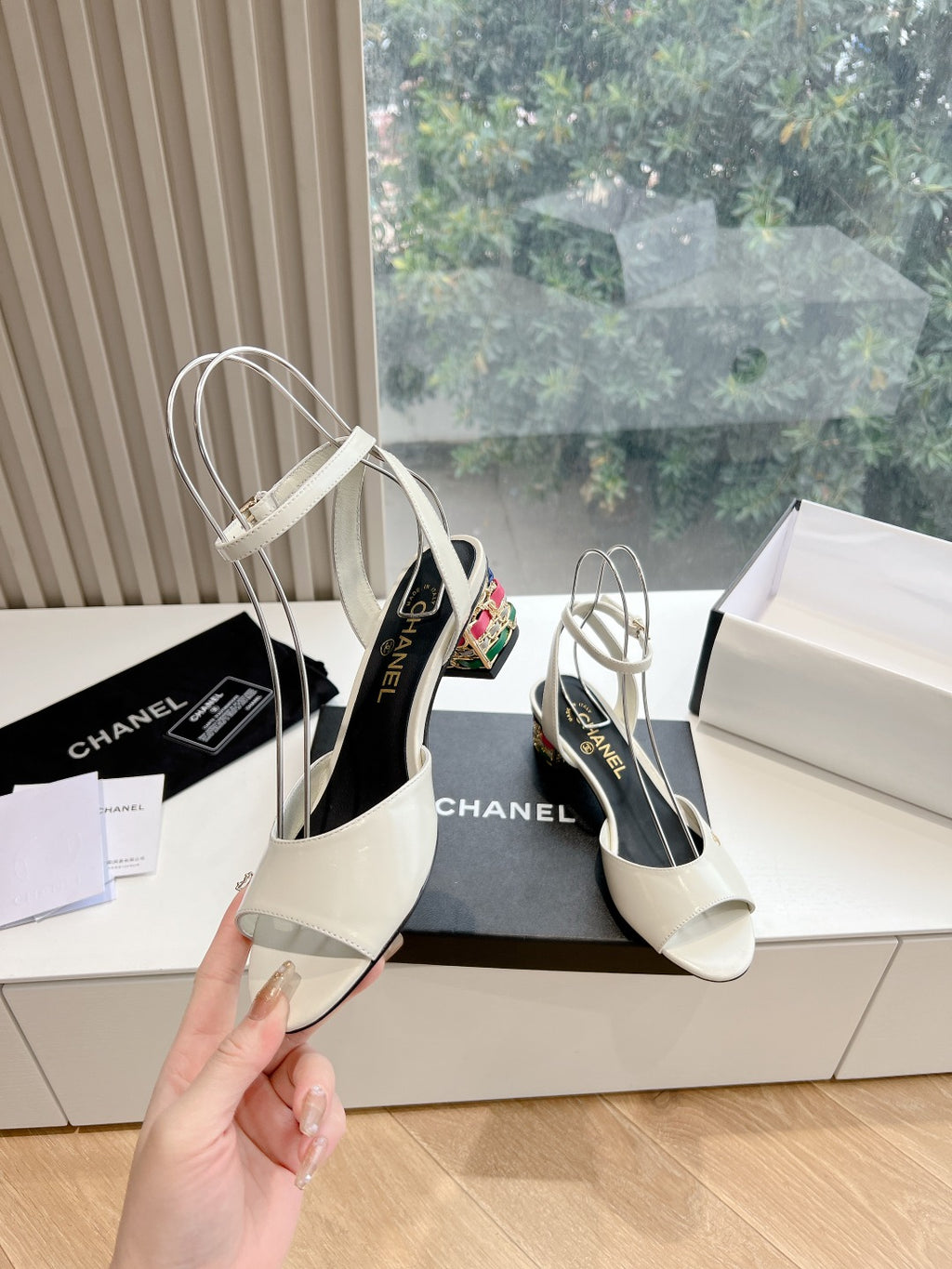 Chane1 top fashion classic low heel sandals 0724030824
