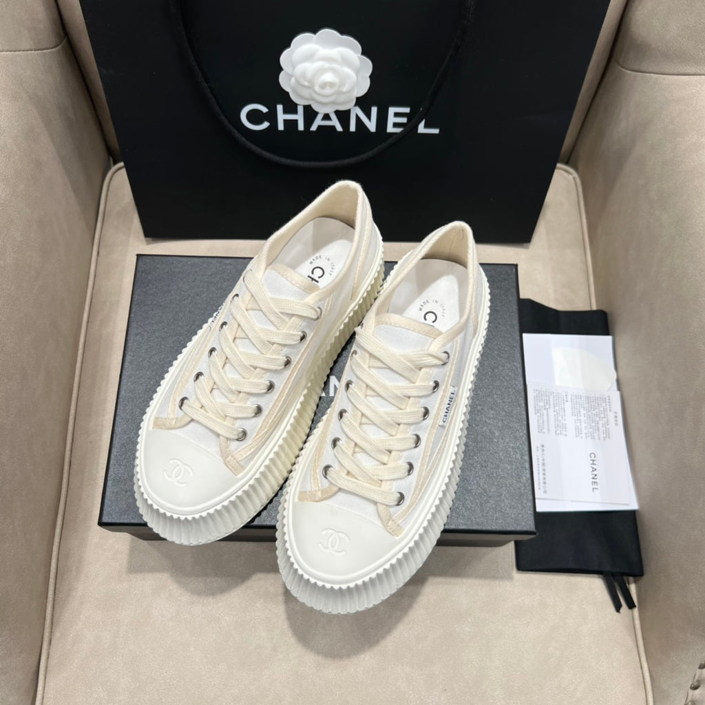 Vintage 2024 Autumn and Winter New Style Canvas Thick-soled Sneakers 1824071604