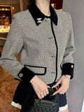 new fashion veLet collar jacket 0724100803