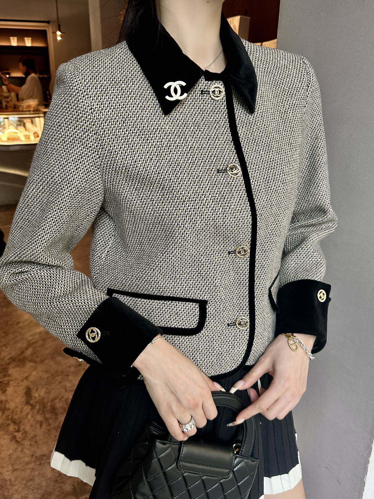 new fashion veLet collar jacket 0724100803