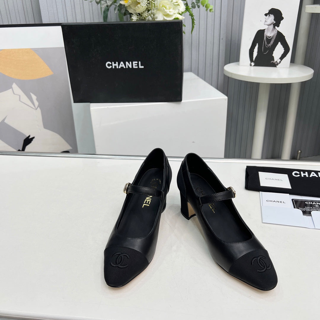 Chane1 top fashion classic color block high heels 0724030816