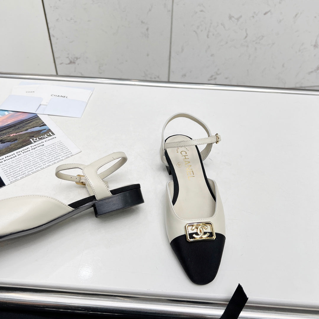 Chane1 top fashion classic short heel sandals 0724030819