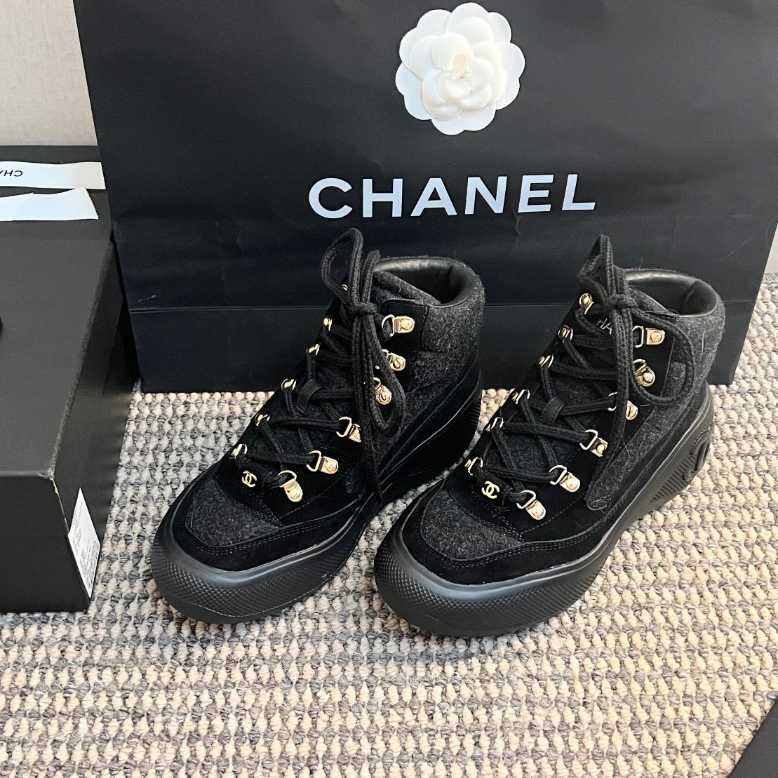 fashionable winter limited edition thick-soled women's boots 0725011302