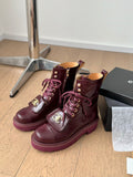 fashion 24B new schoolbag buckle short boots 0724102319