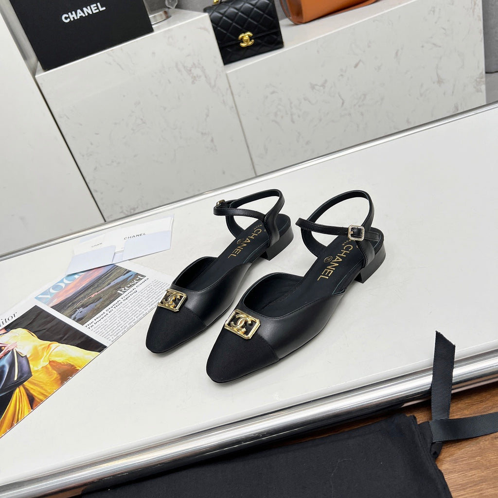 Chane1 top fashion classic short heel sandals 0724030819