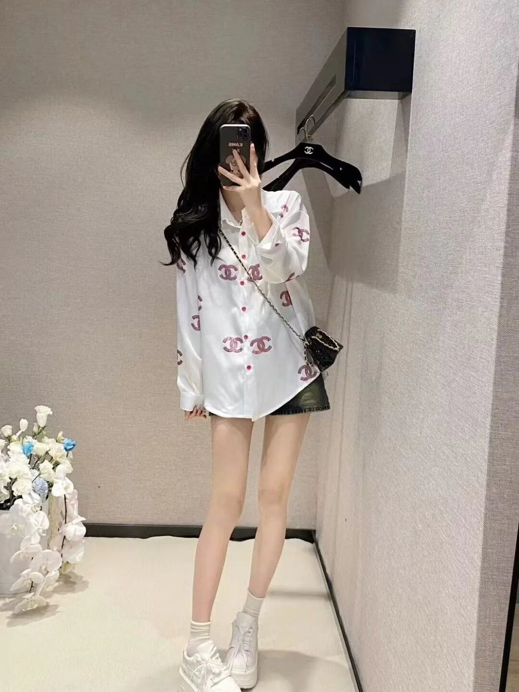 New Versatile Loose Long Sleeve Shirt 1024042910