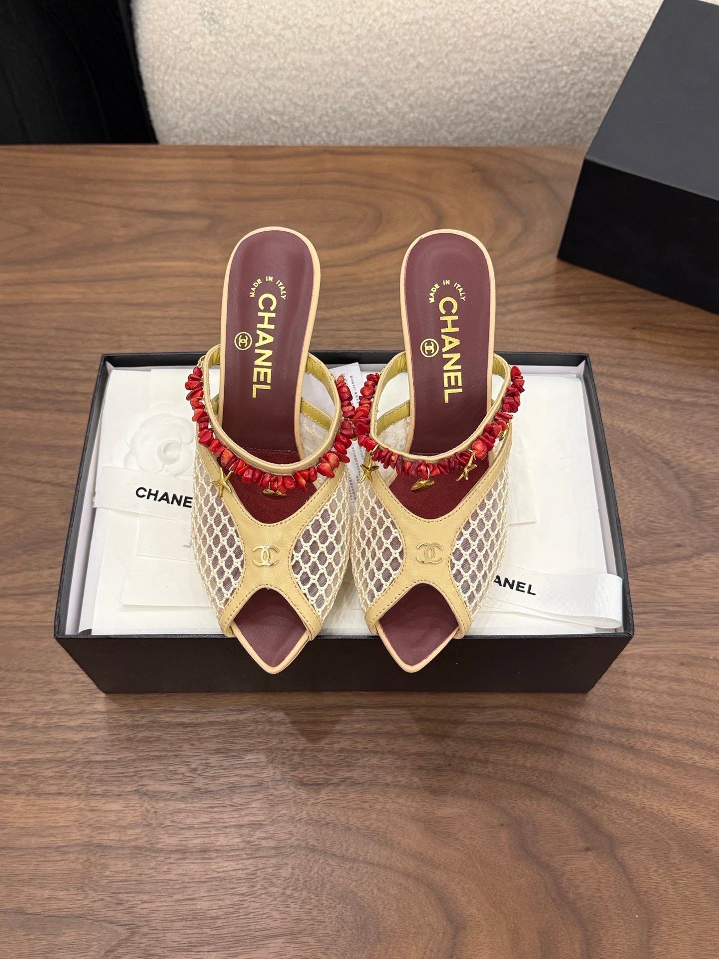 Women's fashionable summer mesh slippers 0726051903