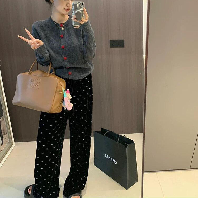 CHL Plush Straight Pants XC24092516