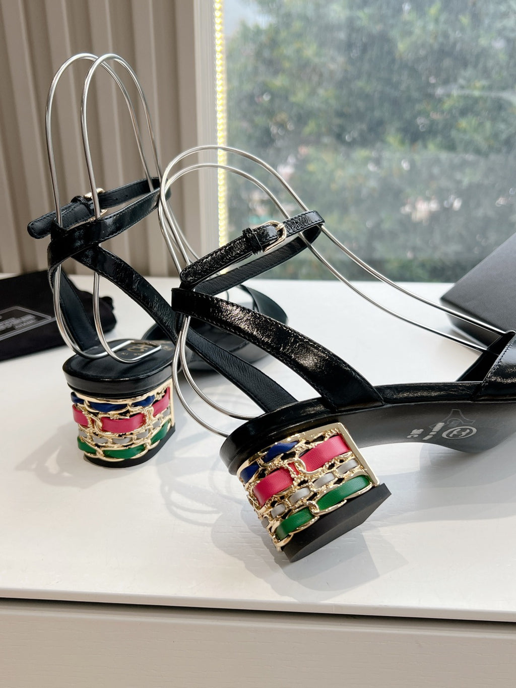 Chane1 top fashion classic low heel sandals 0724030824