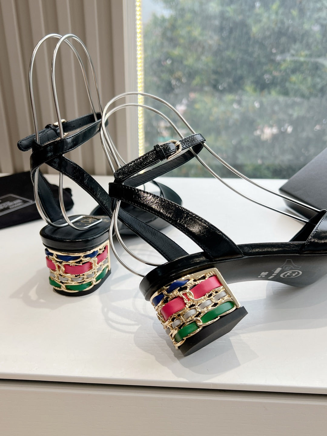 Chane1 top fashion classic low heel sandals 0724030824