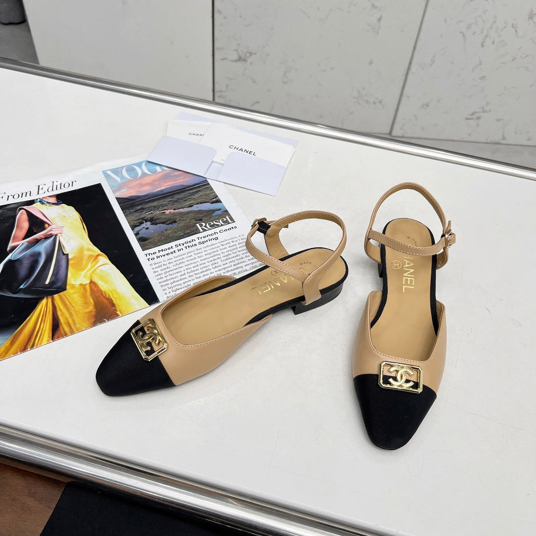 Chane1 top fashion classic short heel sandals 0724030819