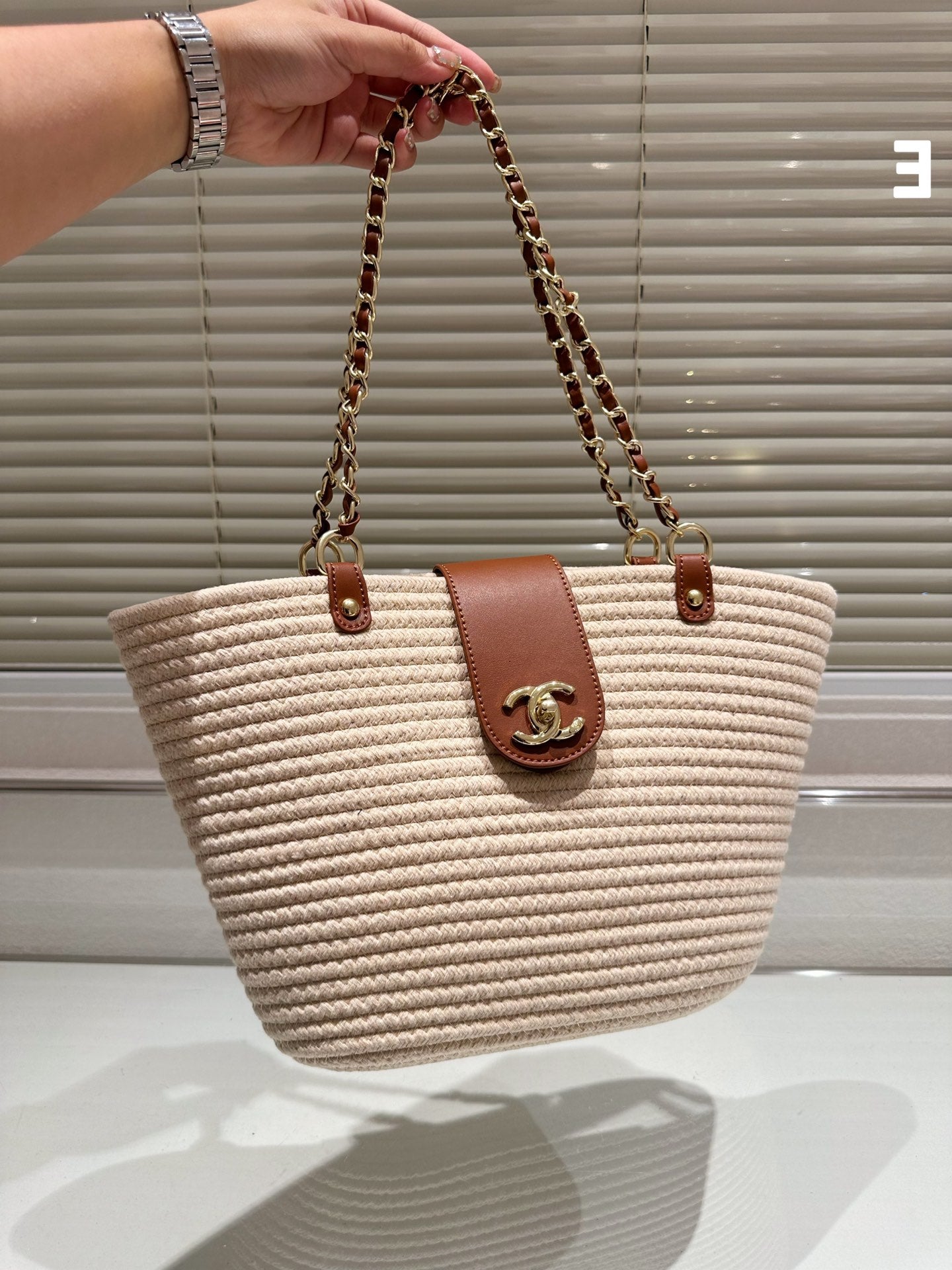 summer woven leather handbag 0724041120