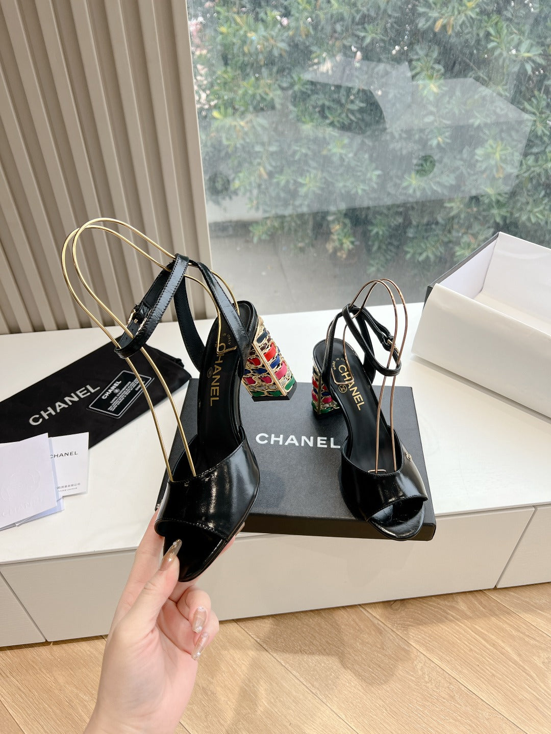 Chane1 top fashion classic high heel sandals 0724030823