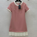 YS New Round Neck Short Sleeve Dresses 1025033104
