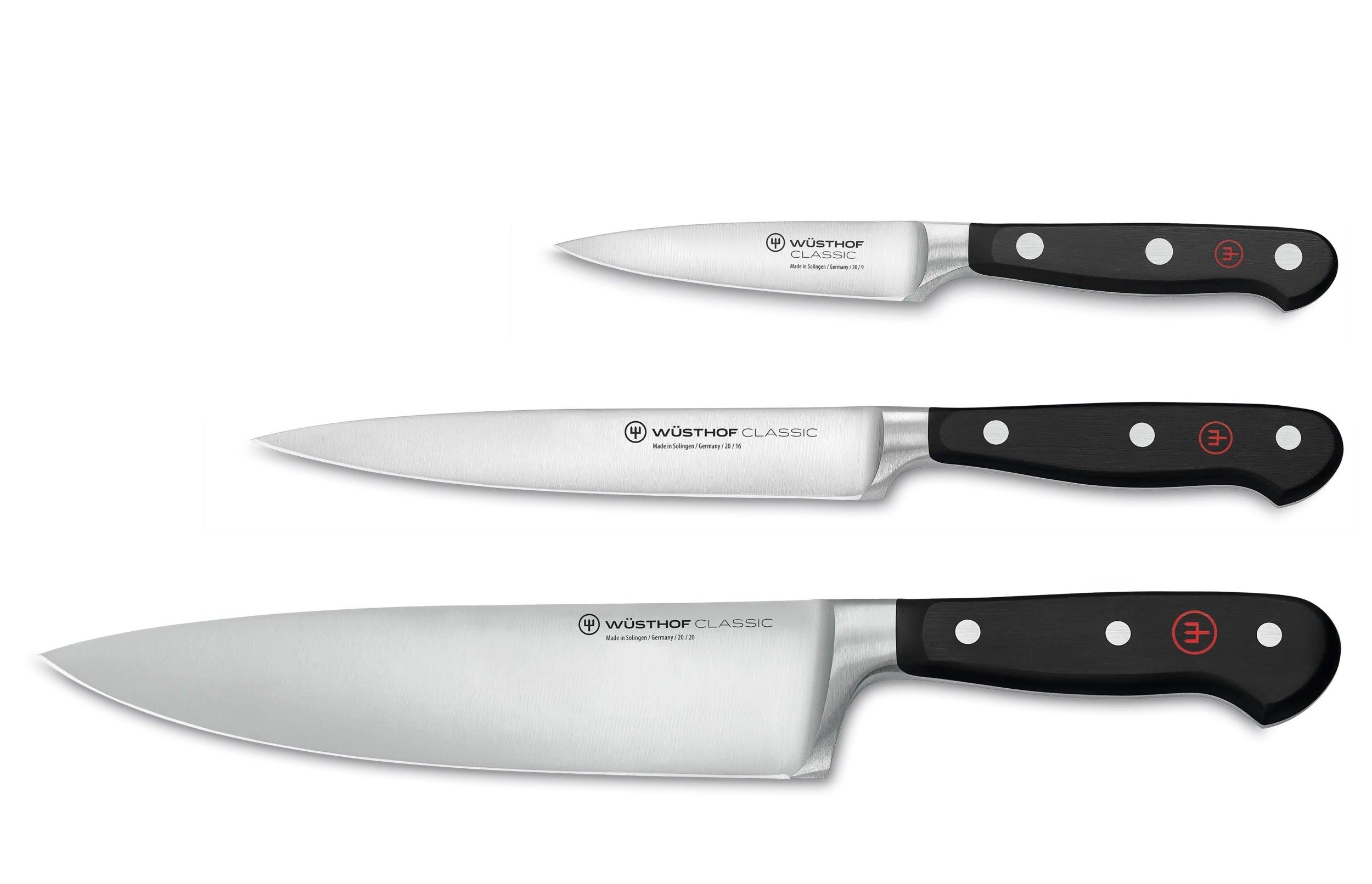 Wusthof Classic 3 Pc Cook's Knife Set 1120160301