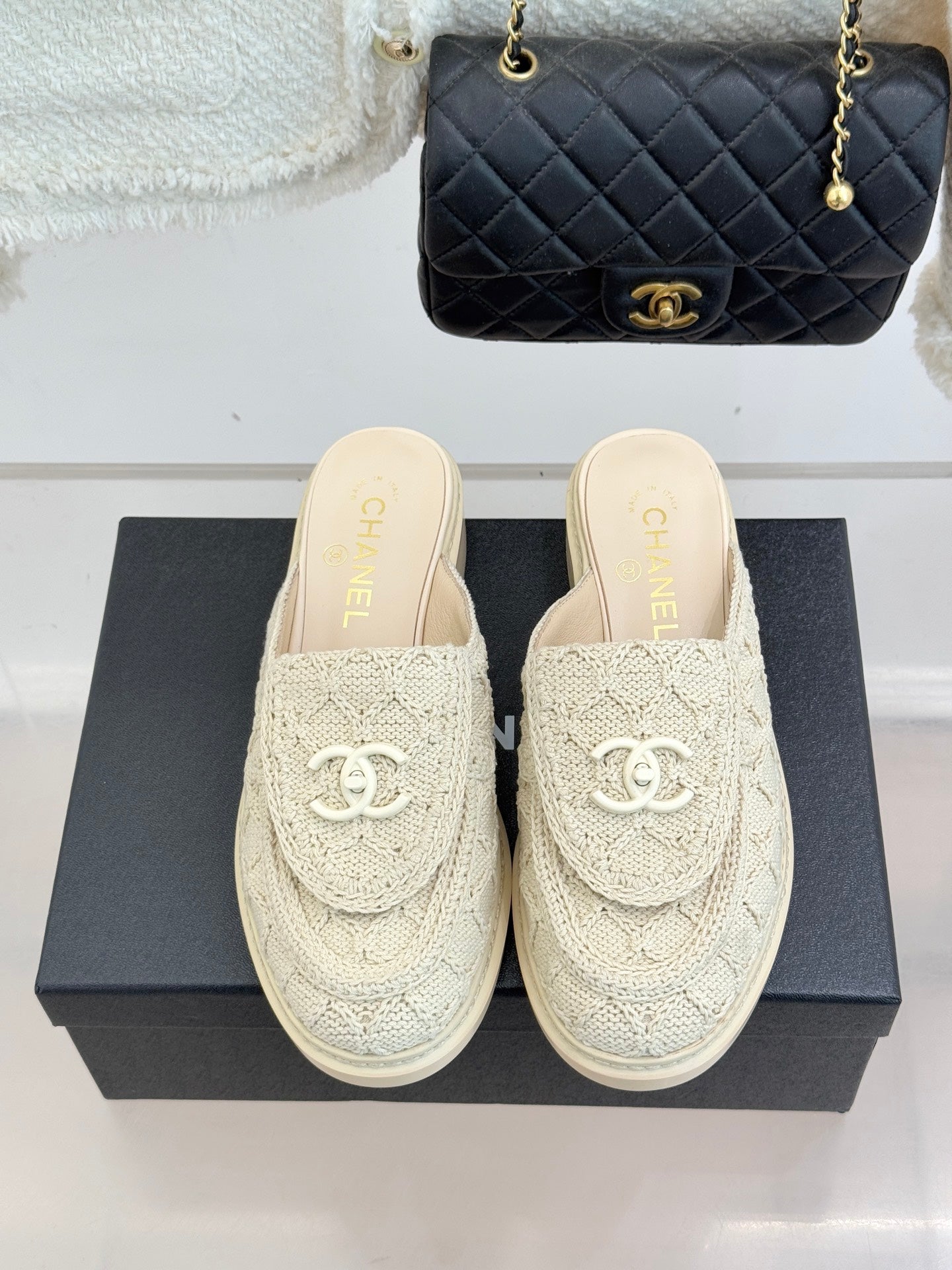 26SS New Women's Knitted Slippers 0726031004