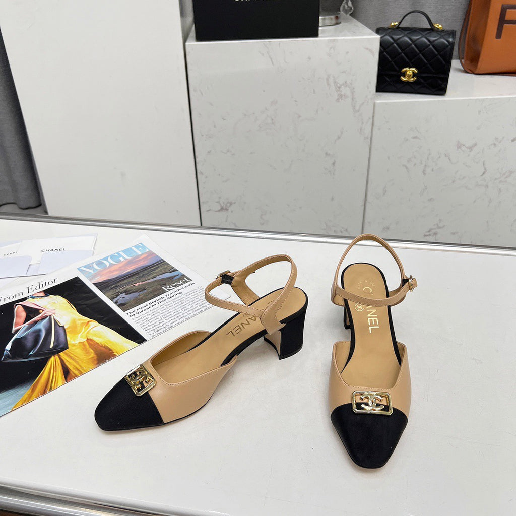 Chane1 top fashion classic color block high heels 0724030820