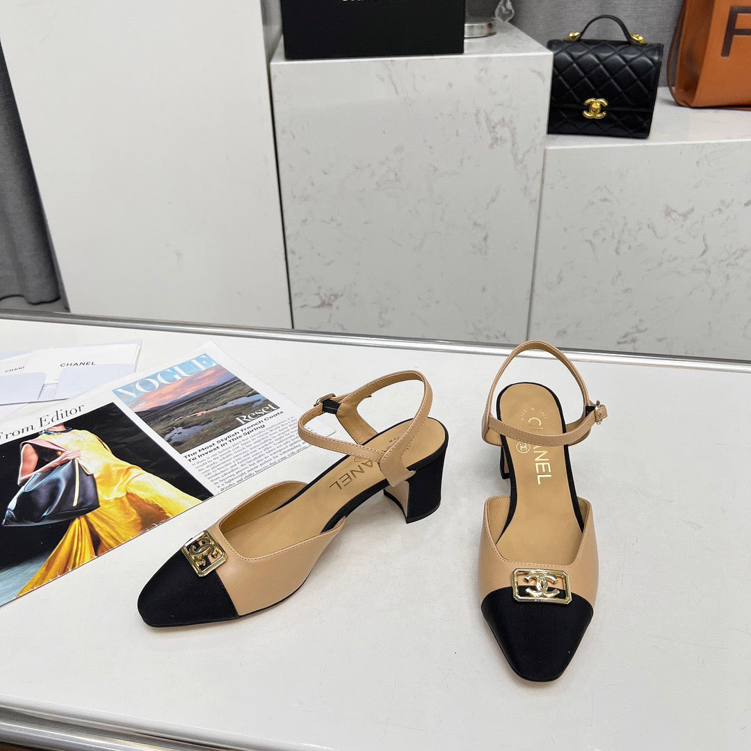 Chane1 top fashion classic color block high heels 0724030820