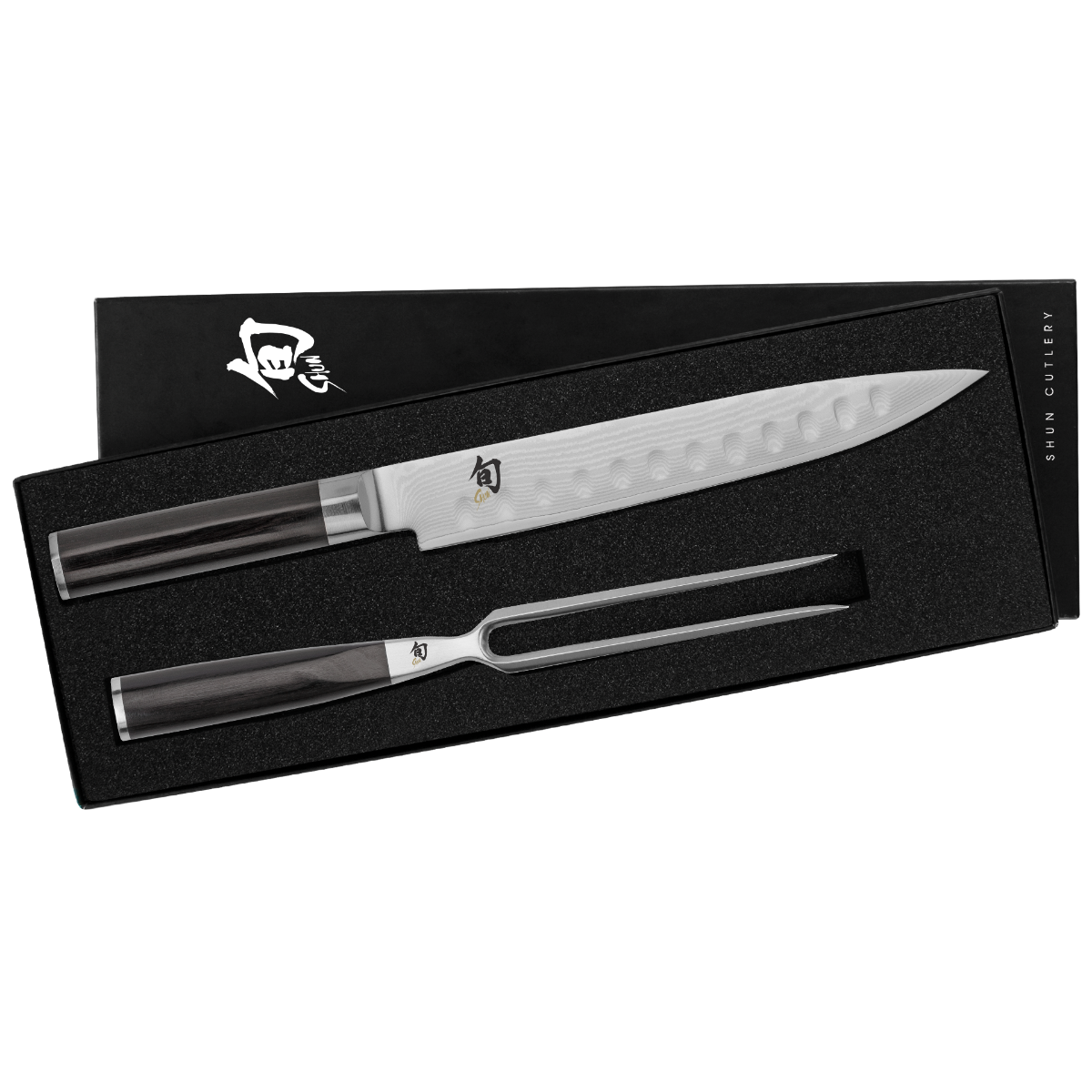 Shun Classic 2 Pc Kitchen Knife Carving Set DMS0230