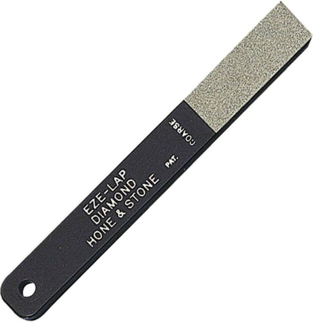 EZE-LAP Diamond D-Shaped 5.5" Course Pocket sharpener Rod EZLC
