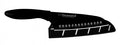 Kai Pure Komachi 2 6.5" Hollow-Ground Santoku Knife (Black) AB5085