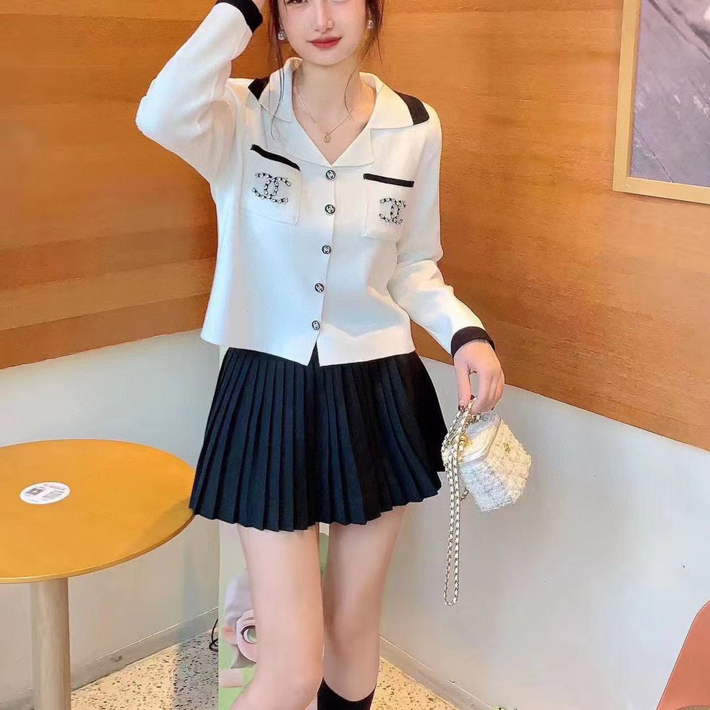 fashionable knitted sweater XC0723112001