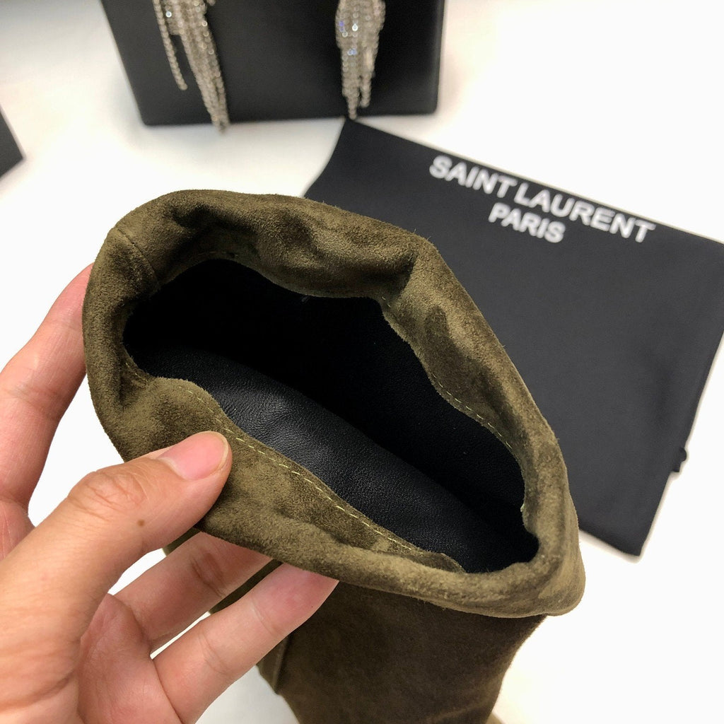SL Fashion New Side Zipper Suede Short Boots 0723011102