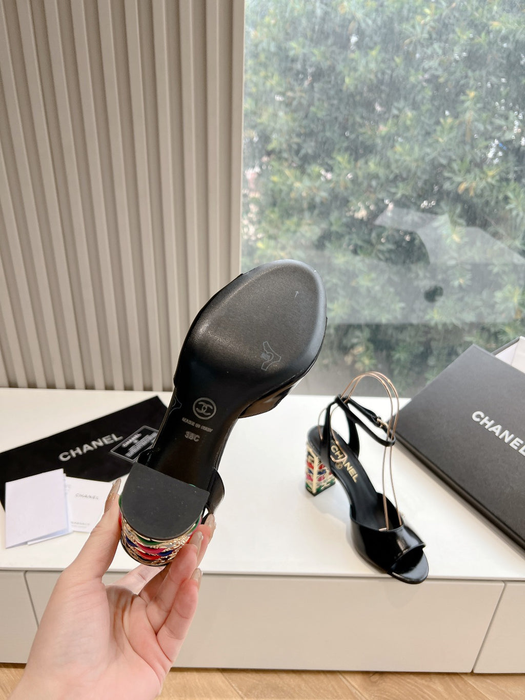 Chane1 top fashion classic high heel sandals 0724030823