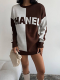 fashion print sweater 0725042107