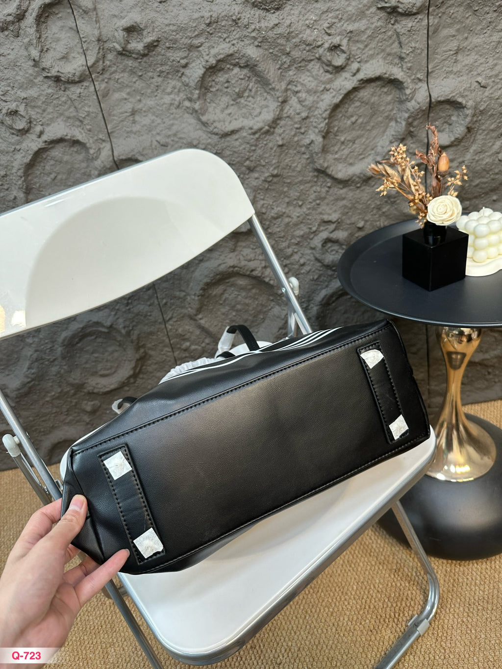 Fashion Leather Top Handle Tote Bag 0724082609