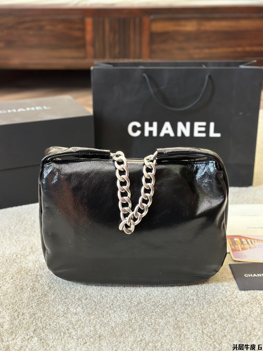 Fashion Leather Underarm Bag 0724102301