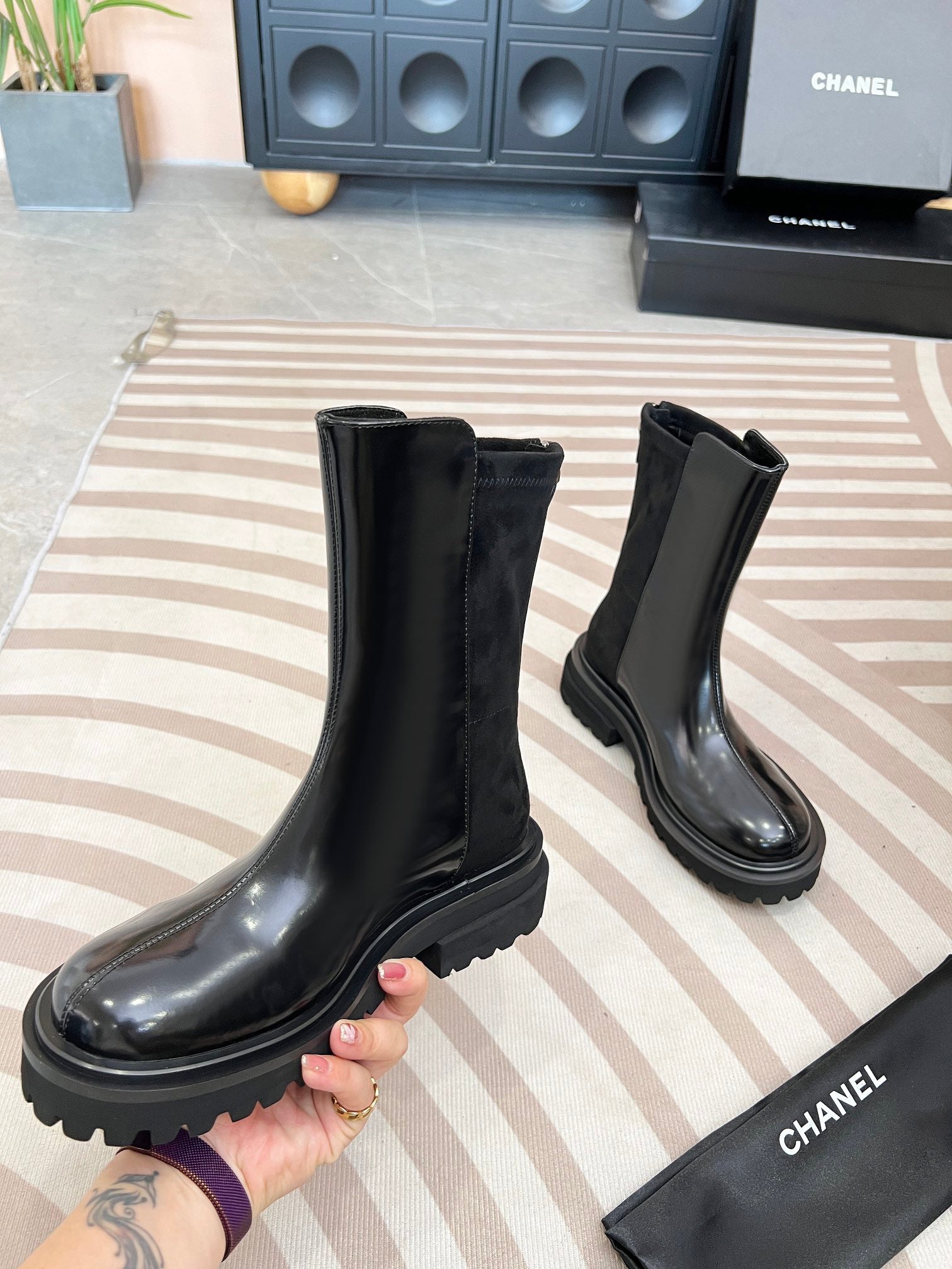 Thick-soled Knight Boots 0724110504