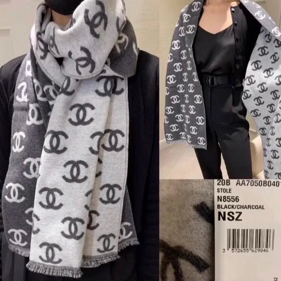 Fashionable double-sided cashmere scarf for both men and women 1024102519