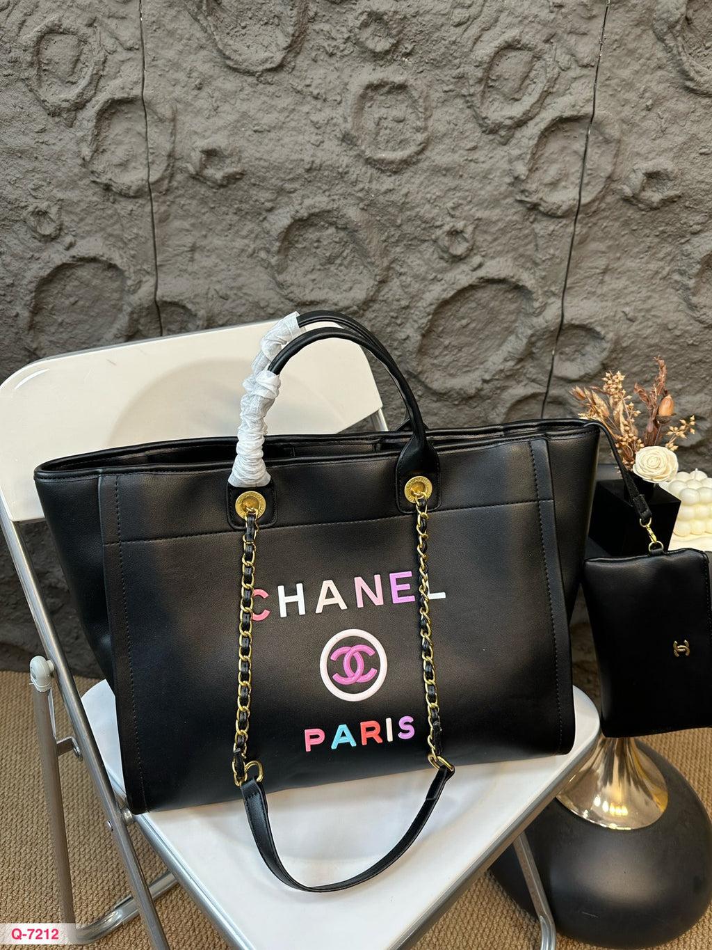 Fashion Leather Top Handle Tote Bag 0724082610