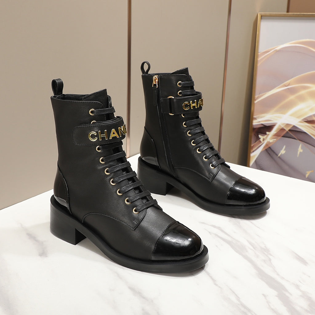 cowhide short boots Martin boots 0724101704