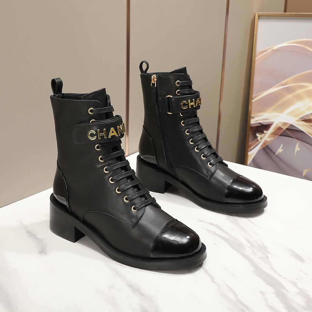 cowhide short boots Martin boots 0724101704