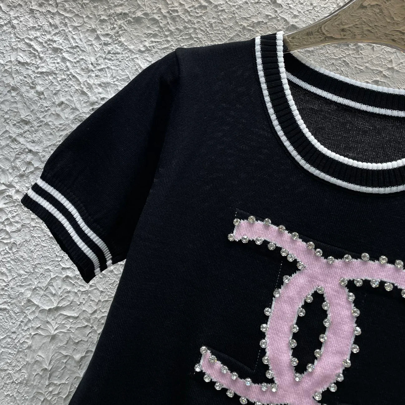 Fashionable and versatile knitted short sleeves 1025022810