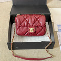 Lattice embroidery cf bubble bag 1024122512