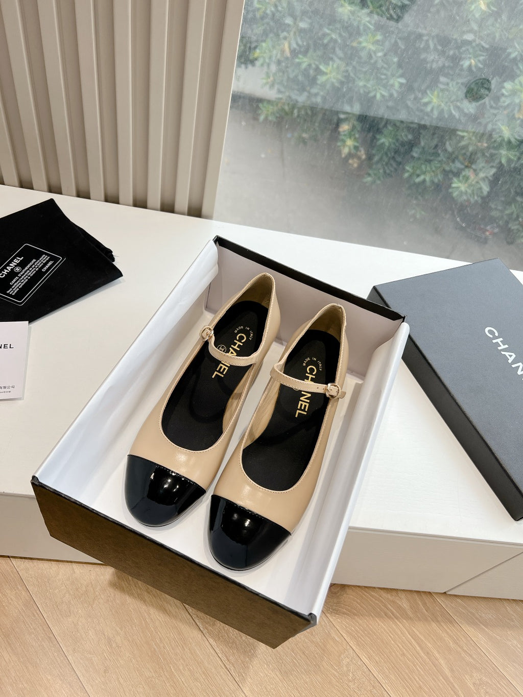 Chane1 top fashion classic color block low heels 0724030826