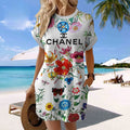 Premium Short Sleeve Pocket Dress 3D1025031804